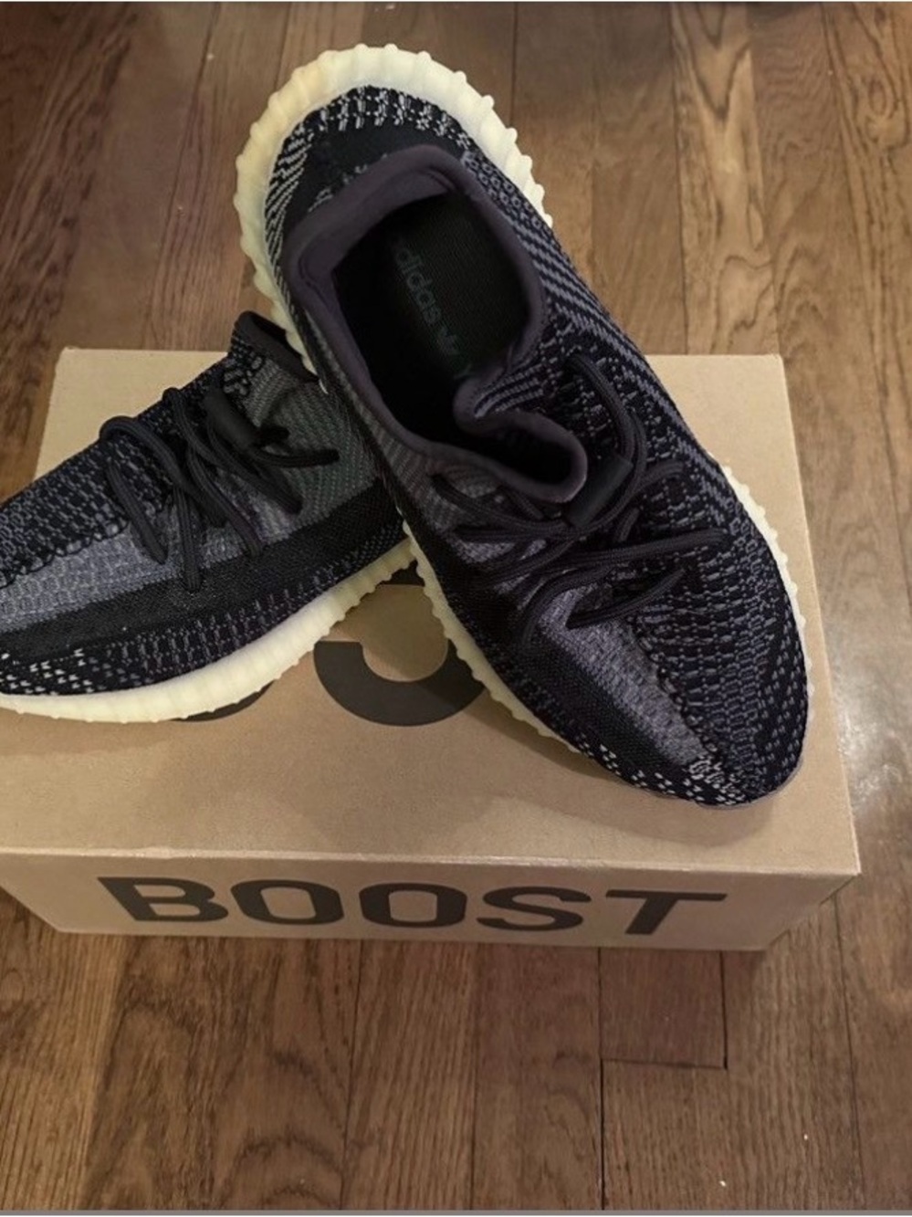 Yeezy Boost 350 V2 Black and Cream Men’s Sneakers